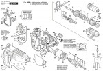 Bosch 0 611 262 220 Gbh 24 Vf Cordless Rotary Hammer 24 V / Eu Spare Parts